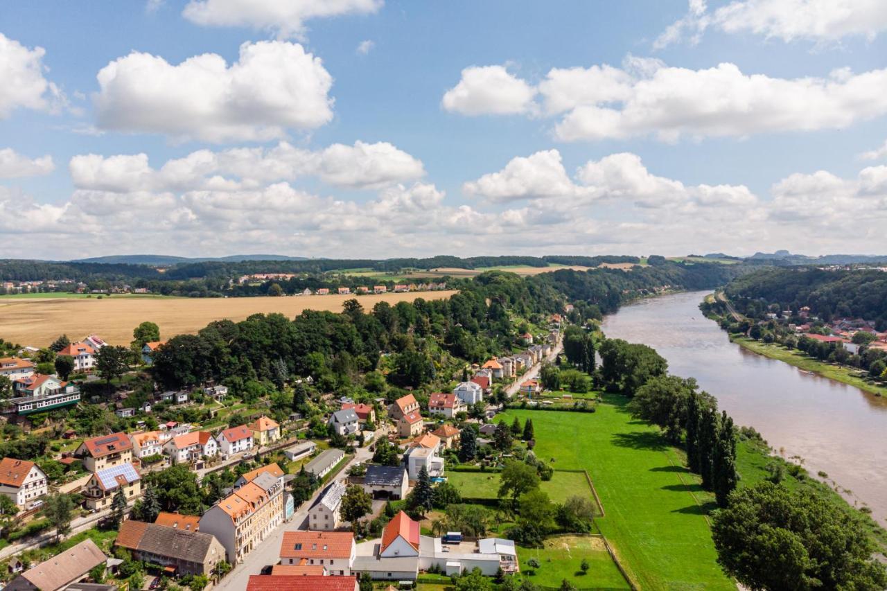 Elbpension & Ferienwohnung Saechsische Schweiz Пирна Екстериор снимка